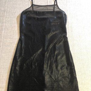 Retro L.A. Glo Velvet Mesh Dress